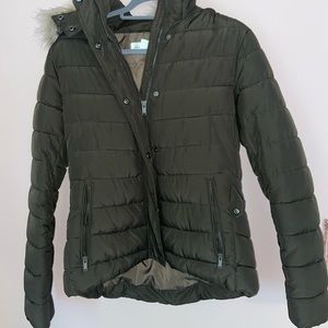 Hooded Winter Coat H&M Size 6